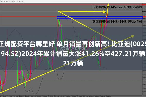 正规配资平台哪里好 单月销量再创新高! 比亚迪(002594.SZ)2024年累计销量大涨41.26%至427.21万辆